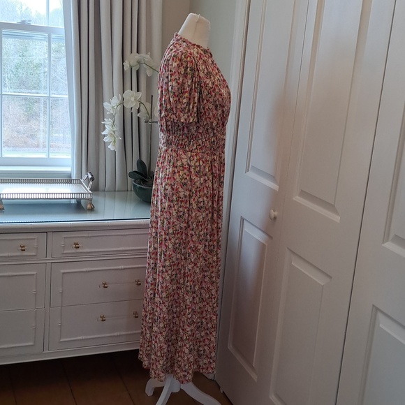 Boden Womens Rosanna Jersey Stretch Floral Print Cottagecore Midi Dress 6 - Picture 6 of 8